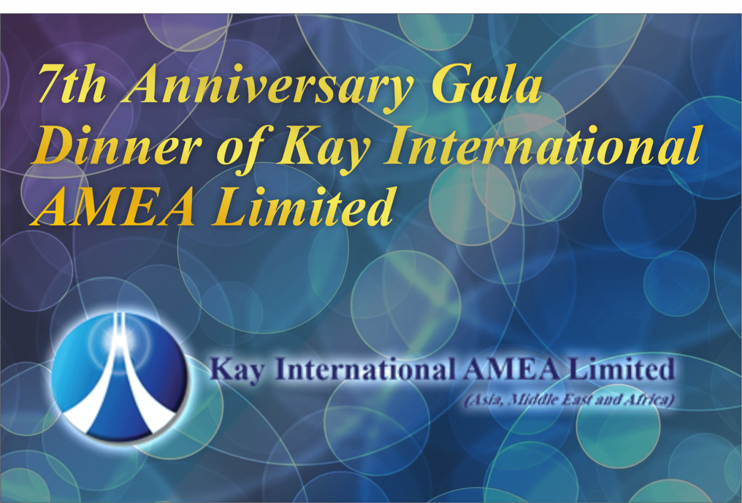 Mandarin Re Attends 7th Anniversary Gala Dinner of Kay International AMEA Limited