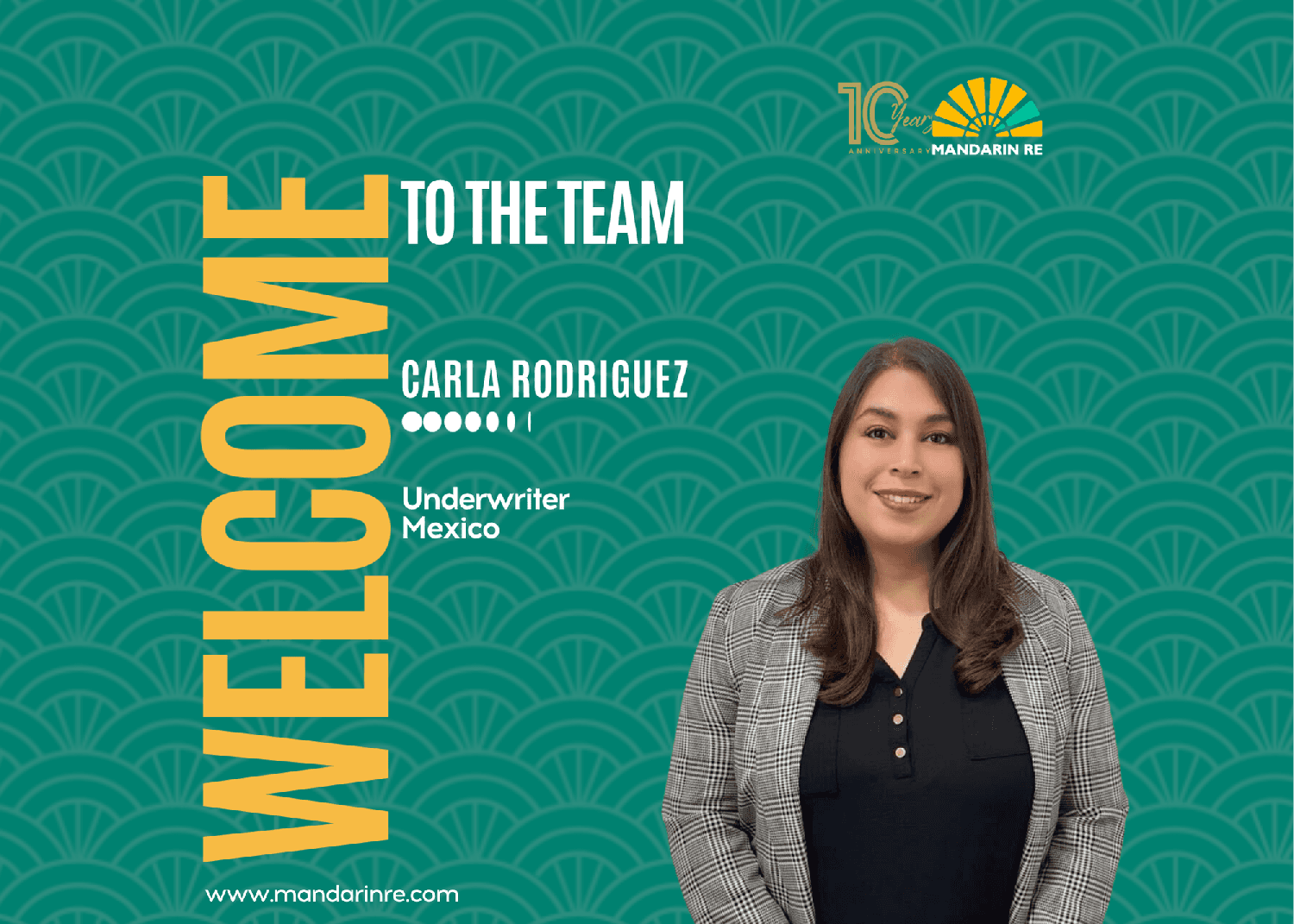 Mandarin Re Welcomes Carla Rodríguez to the Team