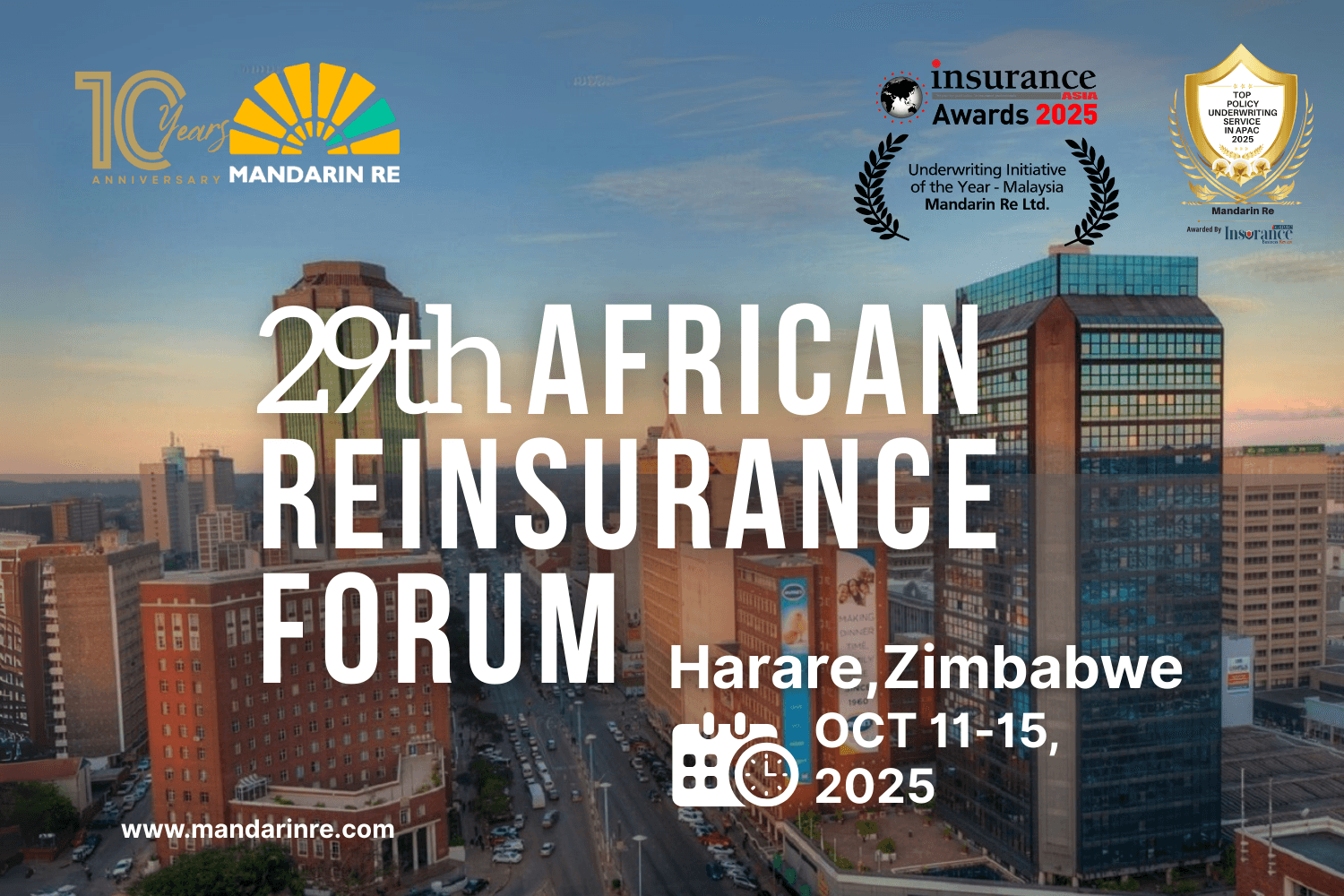 Mandarin Re Joins the 29th AIO African Reinsurance Forum