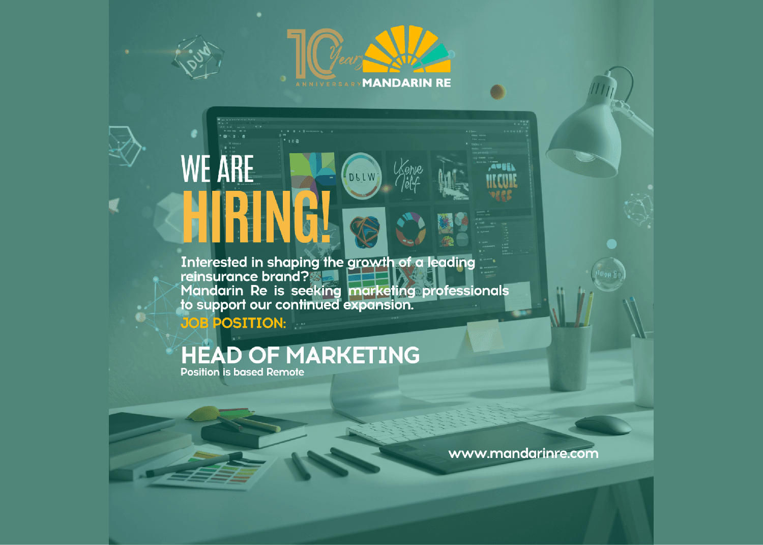 Mandarin Re Opens Applications for Head of Marketing Position
